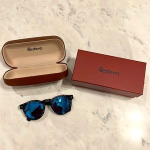 Illesteva Sunglasses with blue lens